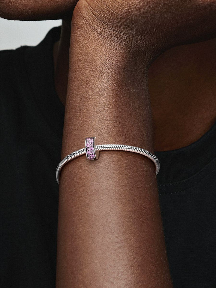 Pandora Roze Pavé Clip Bedel 791817PCZ