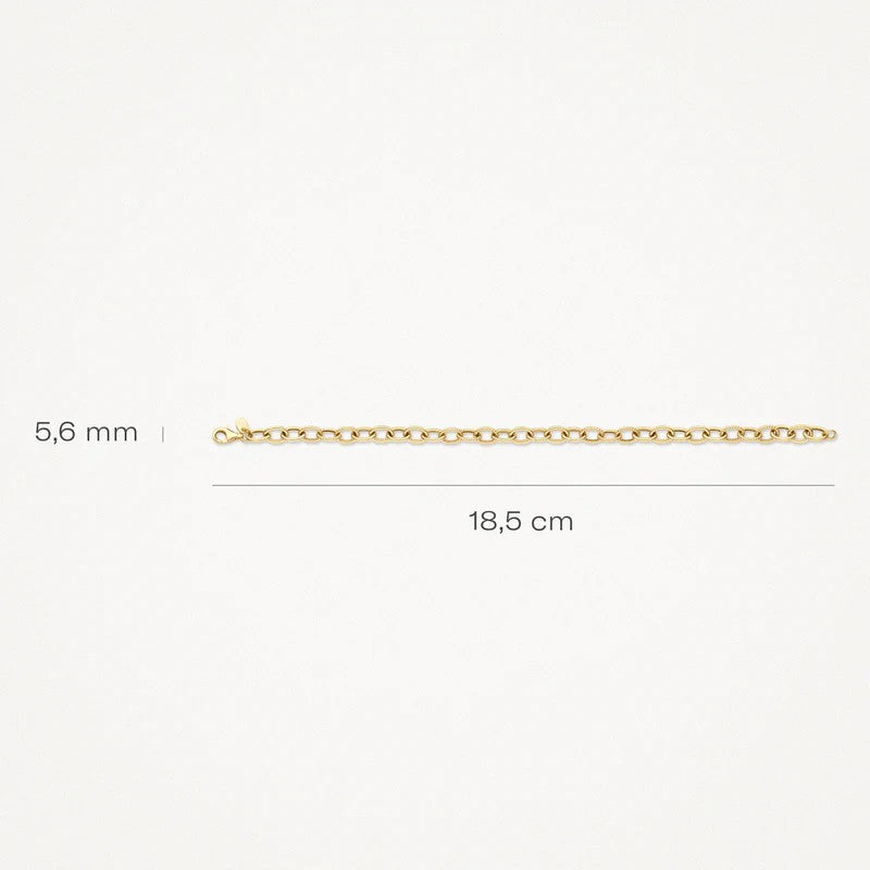 14 kt Blush Armband getordeerd 2255YGO