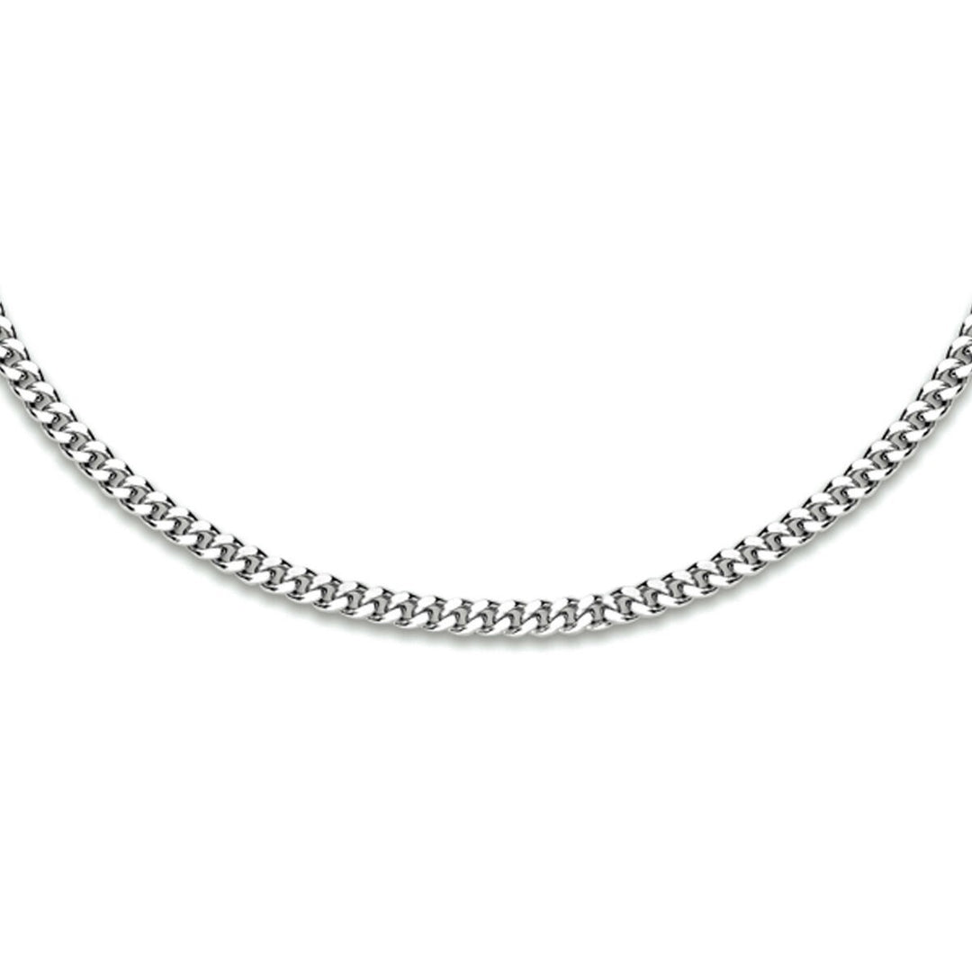 Zilver collier gourmette 1,6 mm 38 cm