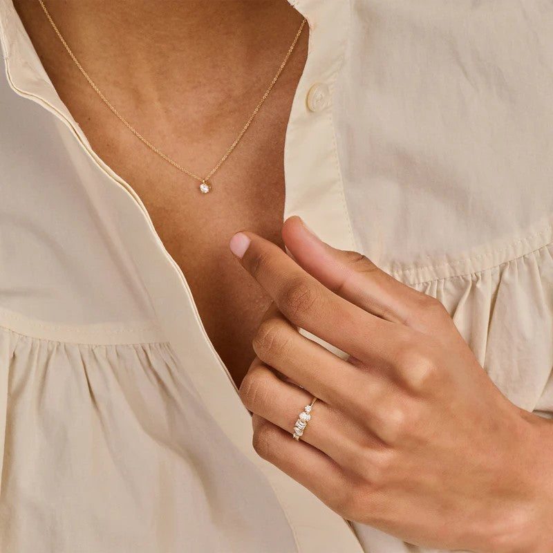 Lab Diamonds Ring 14 kt Geelgoud met Lab Grown Diamanten – LG1032Y
