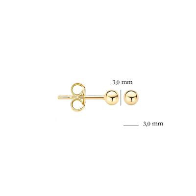 Blush Jewels oorknoppen 7120YGO - 14k Geelgoud