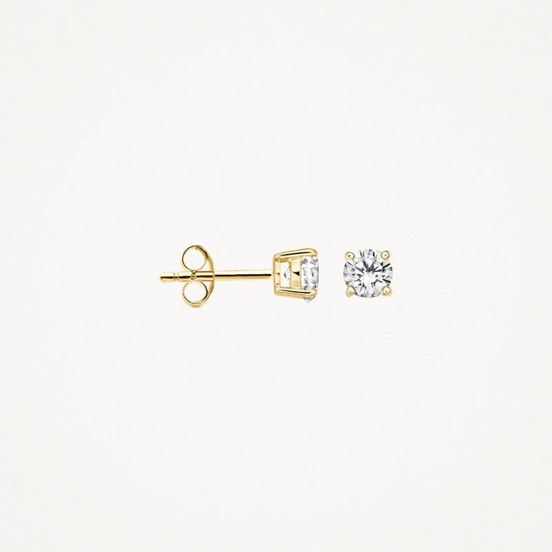 Blush Jewels oorknoppen 7127YZI - 14k Geelgoud met Zirkonia