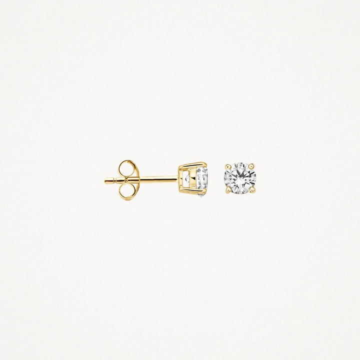 Blush Jewels oorknoppen 7127YZI - 14k Geelgoud met Zirkonia