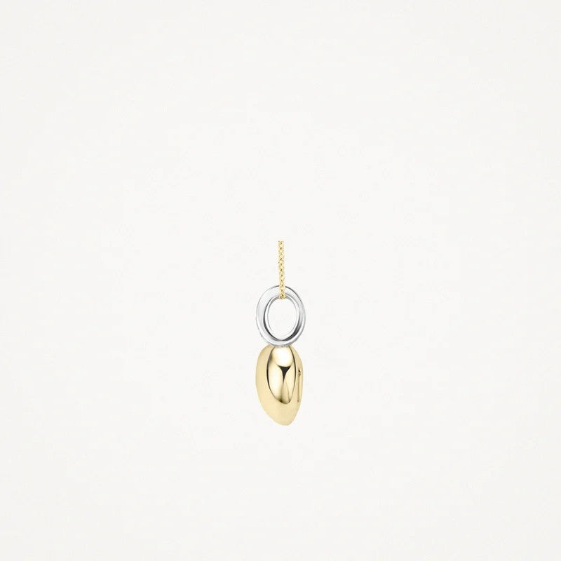 Blush Jewels hanger 6077BZI - 14k Geel en witgoud met zirkonia