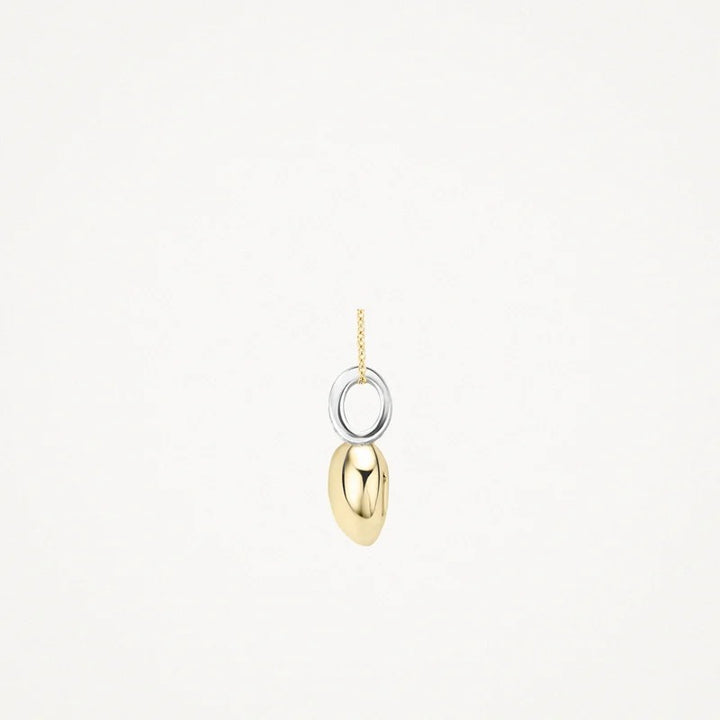 Blush Jewels hanger 6077BZI - 14k Geel en witgoud met zirkonia