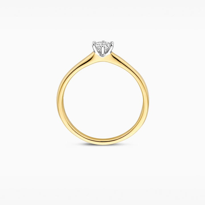 Blush Lab Diamonds Ring LG1037B – 14 Karaat Goud met Lab Grown Diamant 0,30 ct