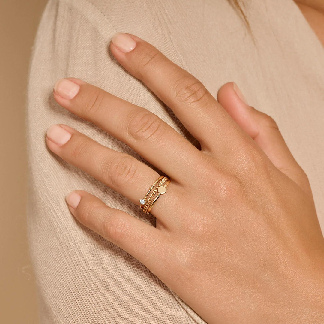 Blush Jewels Ring 1198YZI - 14k Geelgoud
