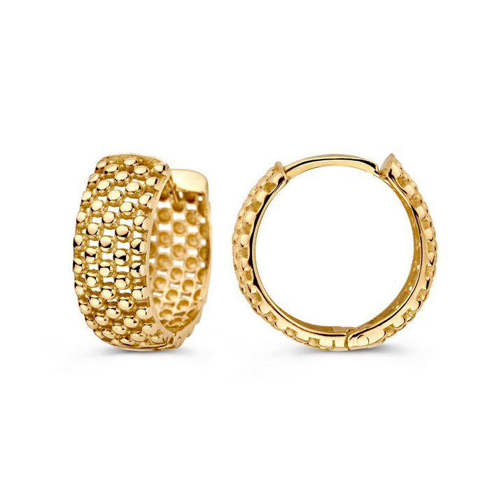 14 Karaat Geelgouden Oorringen – Bol Design OE107730