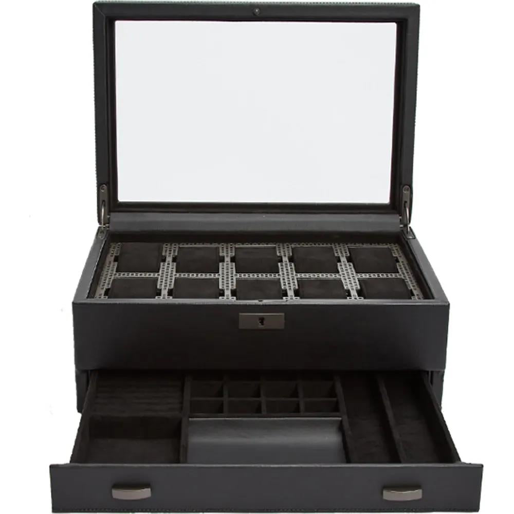 Wolf Axis 488203 Axis - Gunmetal Horlogekisten