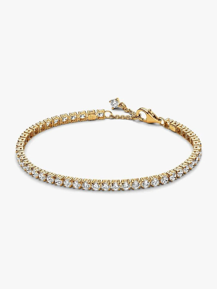 Pandora Sprankelende Tennisarmband Verguld met Zirkonia 20 cm 561469C01