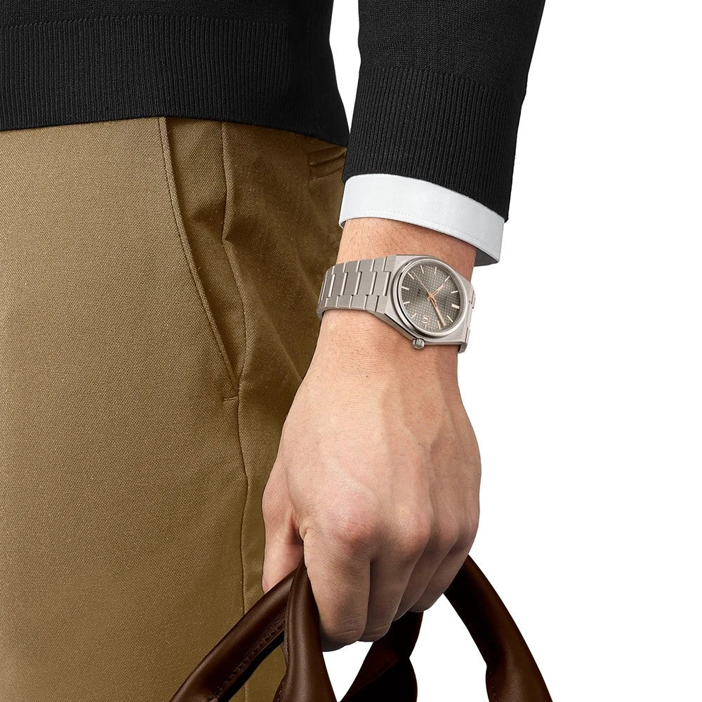 Tissot PRX T1378074406100 PRX Powermatic 80 Titanium Horloge 38 mm