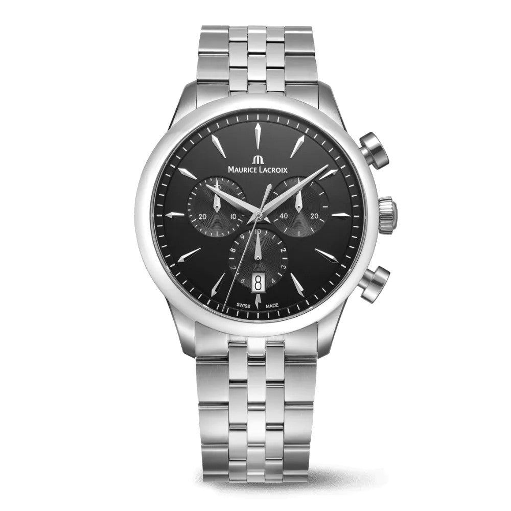 Maurice Lacroix 1975  751038-SS002-330-1 – Quartz Chronograaf 40 mm