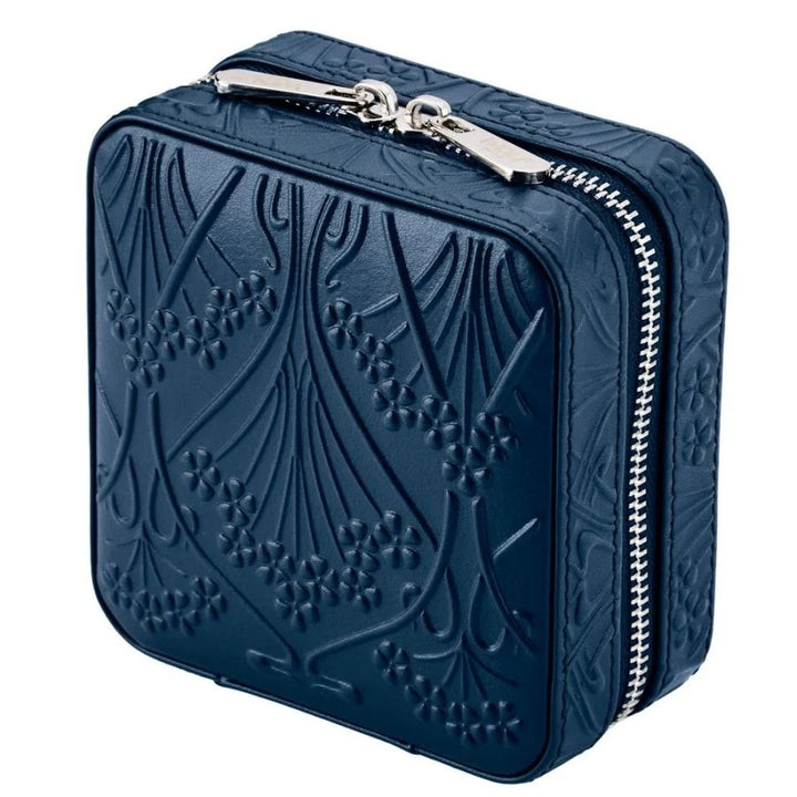 WOLF X LIBERTY Small Travel Jewellery Zip Case Navy – Ianthe 381317