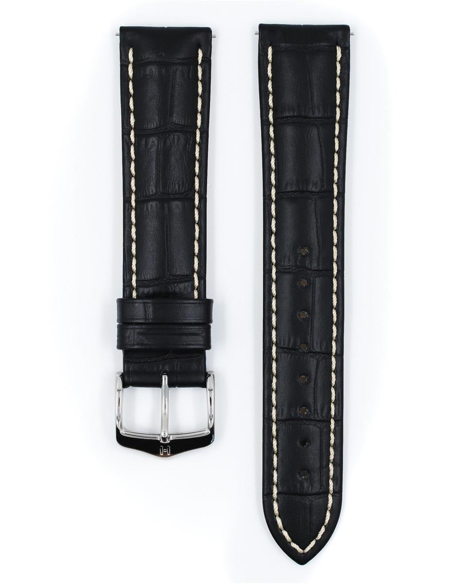 HIRSCH MODENA L BLACK CALF 20/18MM