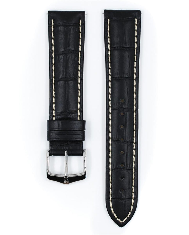 HIRSCH MODENA L BLACK CALF 20/18MM