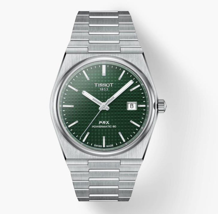 Tissot PRX Powermatic 80 groen 40 mm  T1374071109100