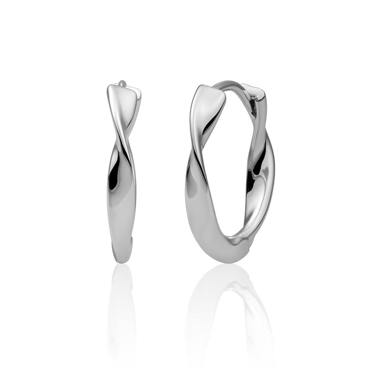 Earrings | Fuse Huggies - Silver EAS28