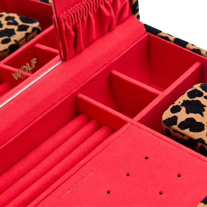 WOLF Savanna Sieradendoos Medium Leopard 395010