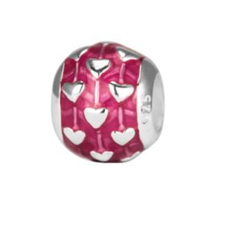 Tedora bellini bedel zilver hart emaille 567.476