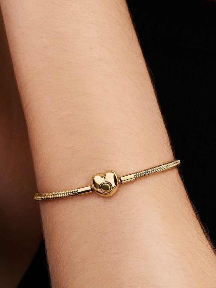 Pandora Moments Snake armband met hartsluiting 563050C00 20 cm