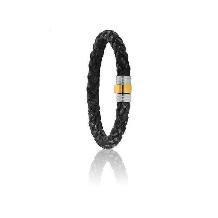 Albanu kalslederen armband 703 CUIR OR bruin