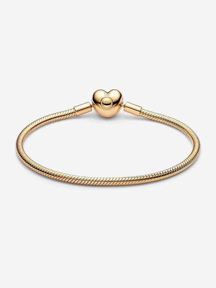 Pandora Moments Snake Chain-armband met hartsluiting 563050C00-16