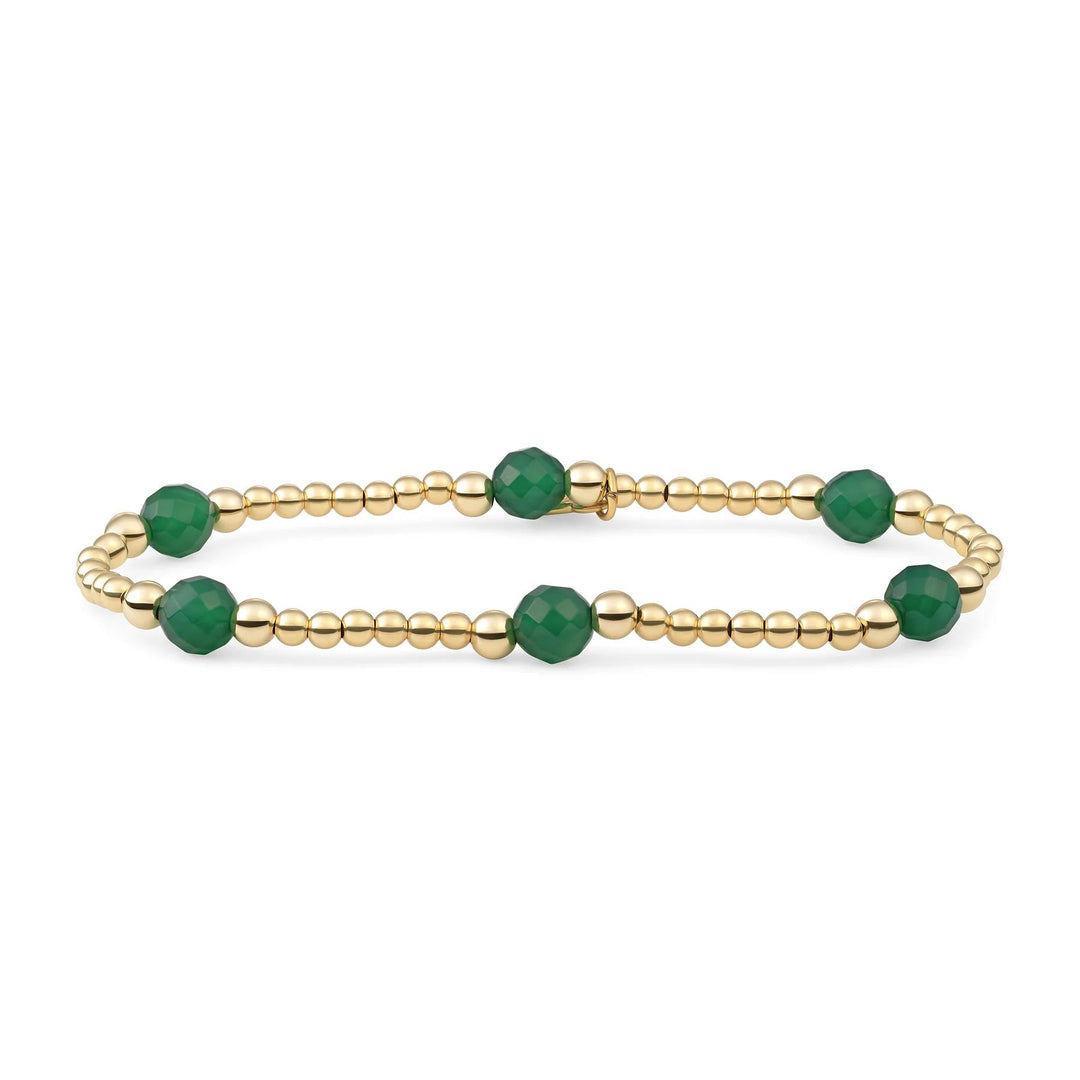 Green Onyx Reverse Bold Mix - Gold BLK03G-G53
