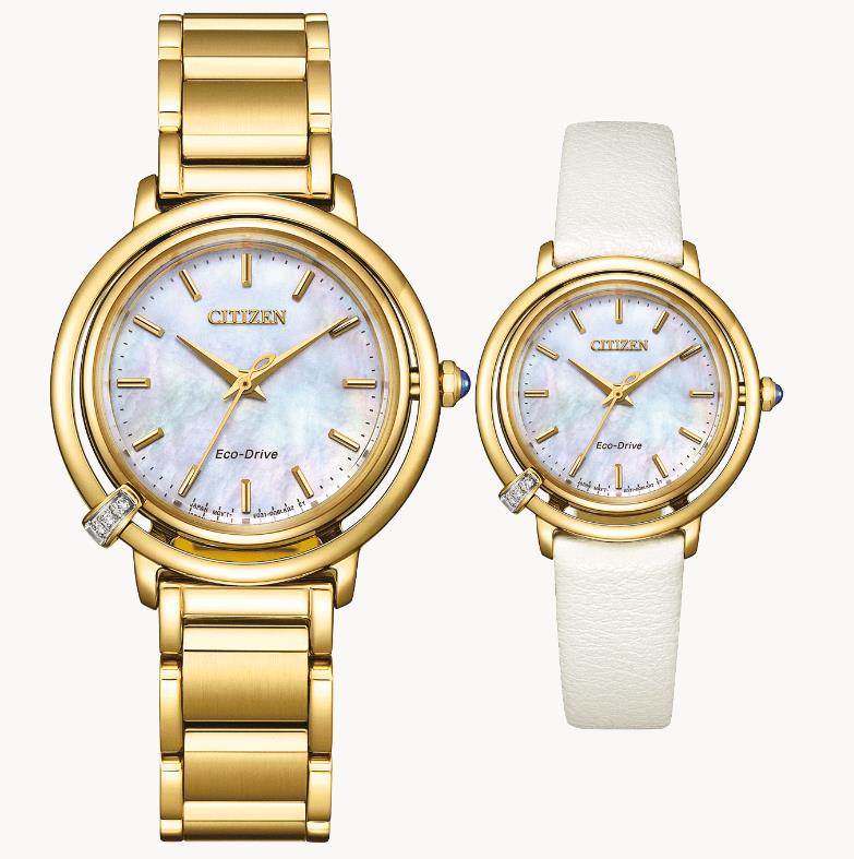 Citizen horloge double  Diamant EM1092-64D