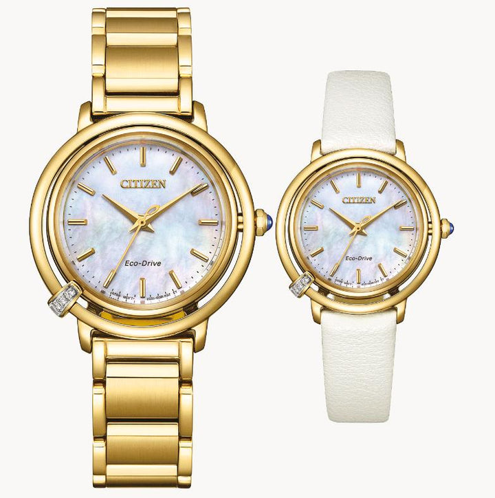 Citizen horloge double  Diamant EM1092-64D