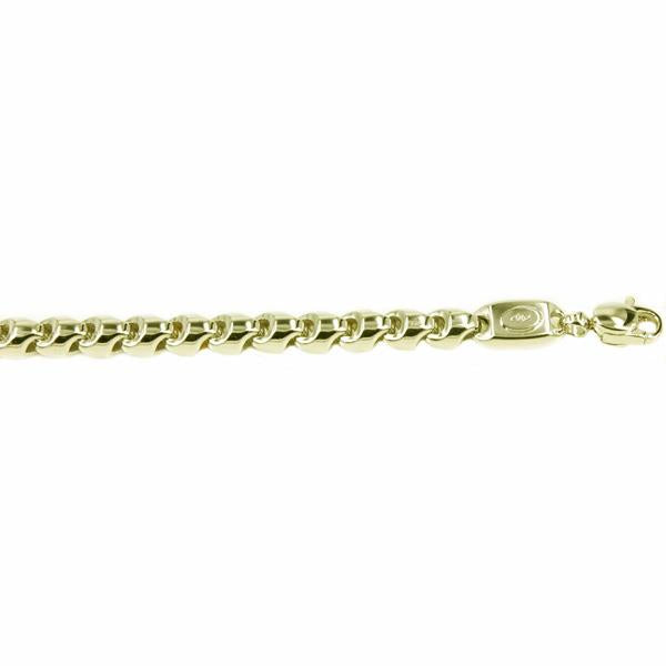 Monzario armband 1081-A GEEL 14 krt. 4.6mm