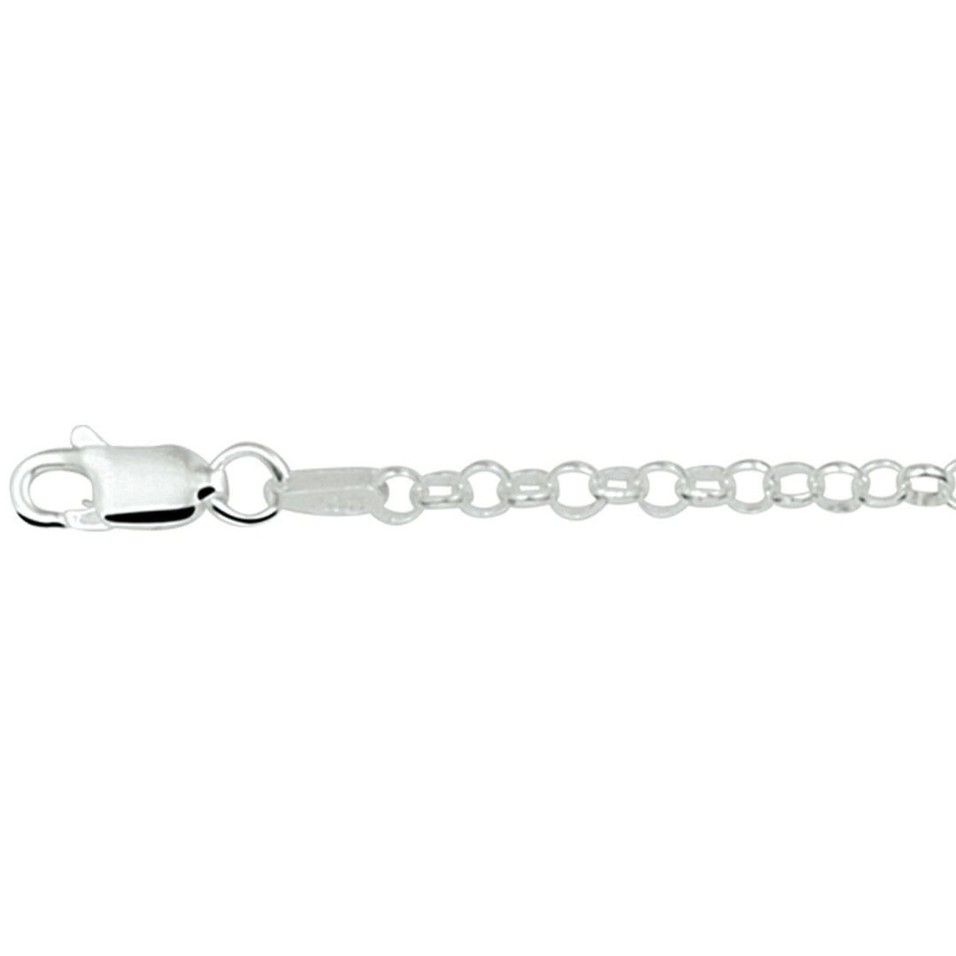 Zilveren collier jasseron 3,0 mm 45 cm