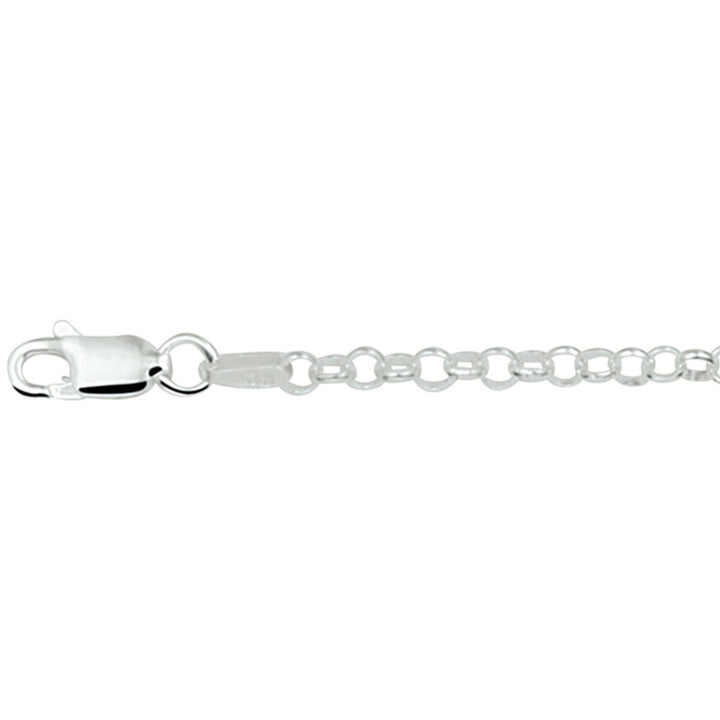 Zilveren collier jasseron 3,0 mm 45 cm