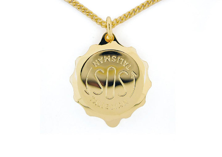 1 staal SOS hanger double  collier met SOS draaidop incl certific SOSHKDOUBLE