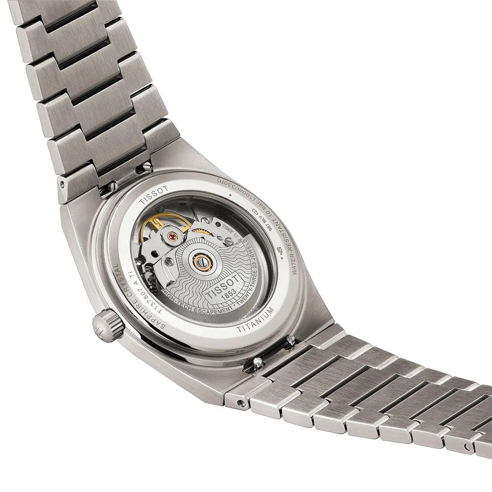 Tissot PRX T1378074406100 PRX Powermatic 80 Titanium Horloge 38 mm