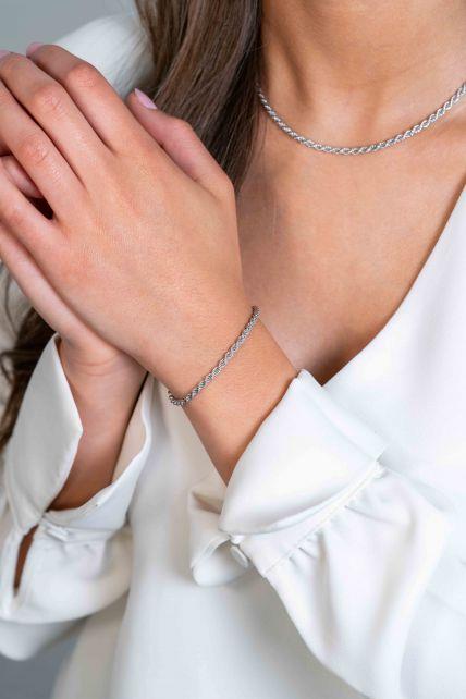 ZINZI zilveren koord armband 2,6mm breed ZIA2368
