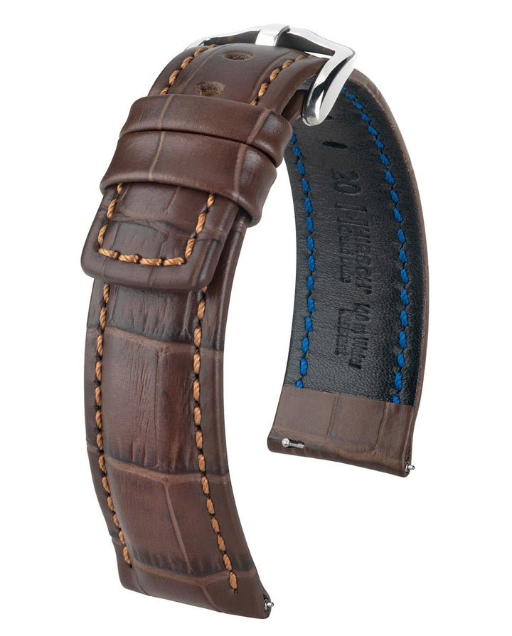 HIRSCH GRAND DUKE L BROWN CALF 20/18MM