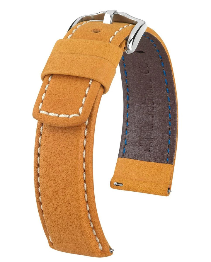 HIRSCH MARINER L GOLDEN BROWN CALF 20/18MM