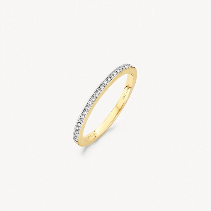 Blush bicolor ring van 14 karaat goud met diamant 1607BDI
