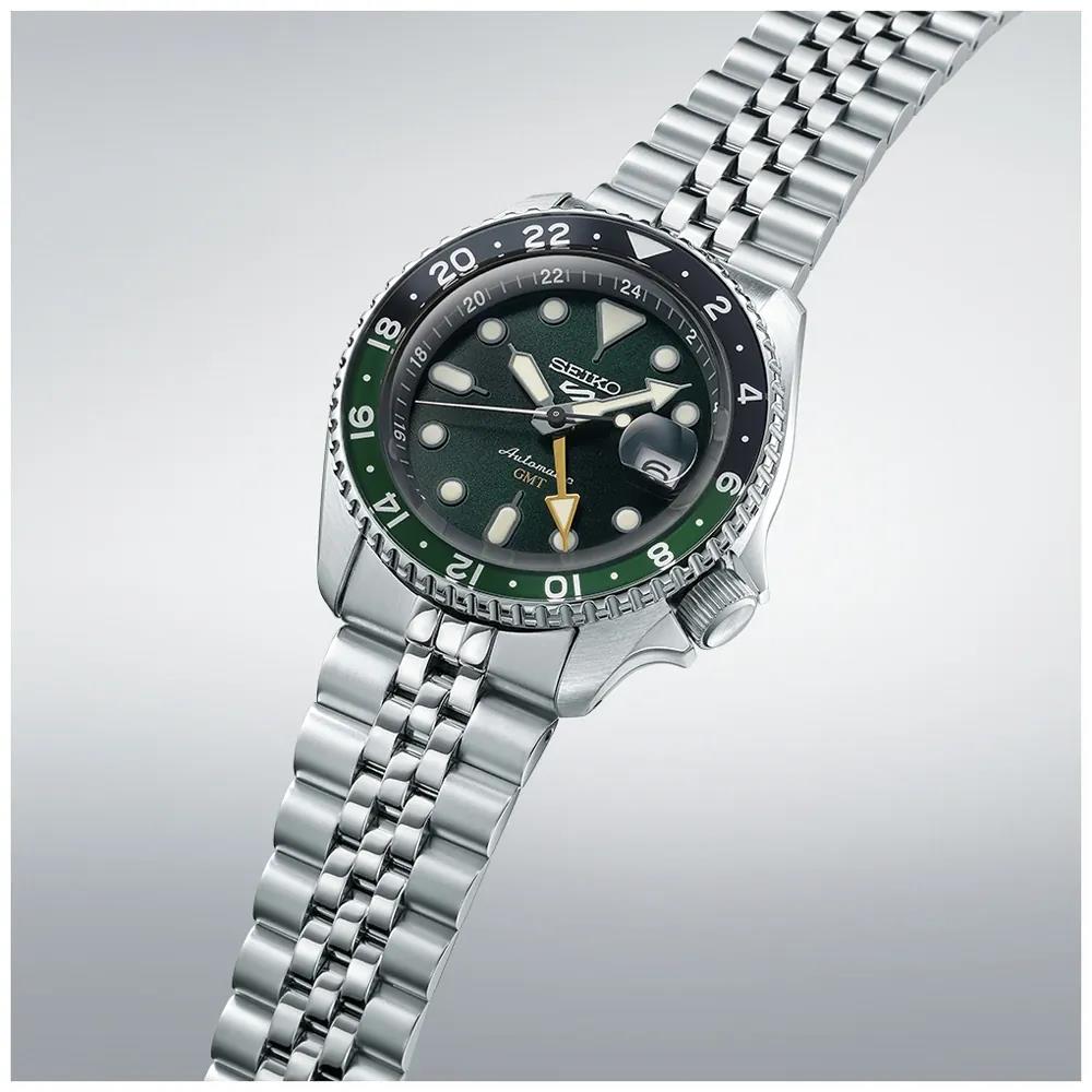 Seiko 5 Sports GMT SSK035K1 automatisch herenhorloge groen