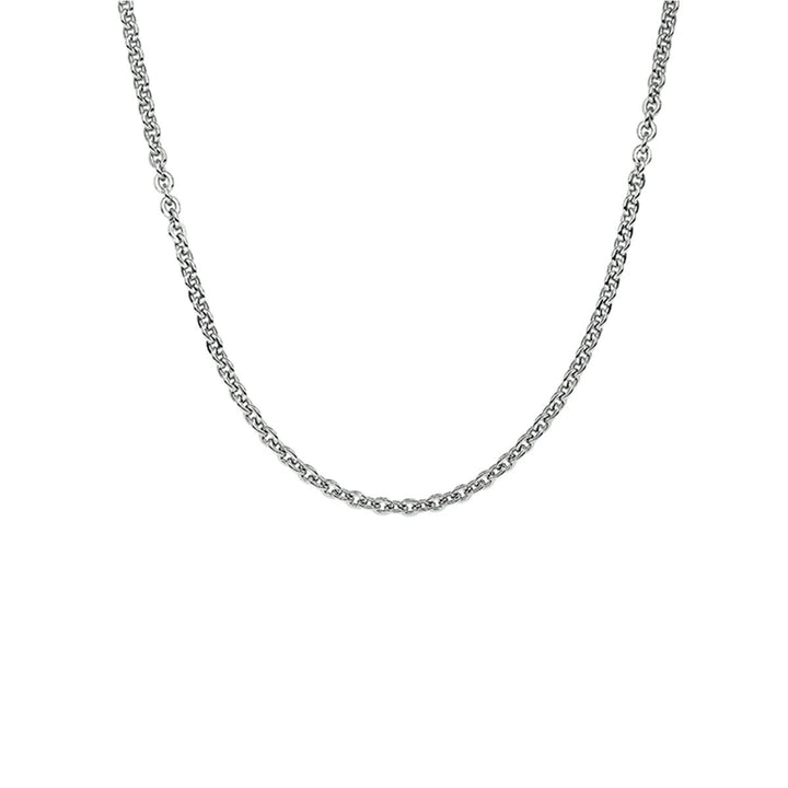 Zilveren collier collier anker plat 1,4 mm 45 cm