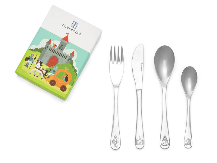 Kinderbestek Ridders en Prinsessen, 4-delig, rvs 4263070