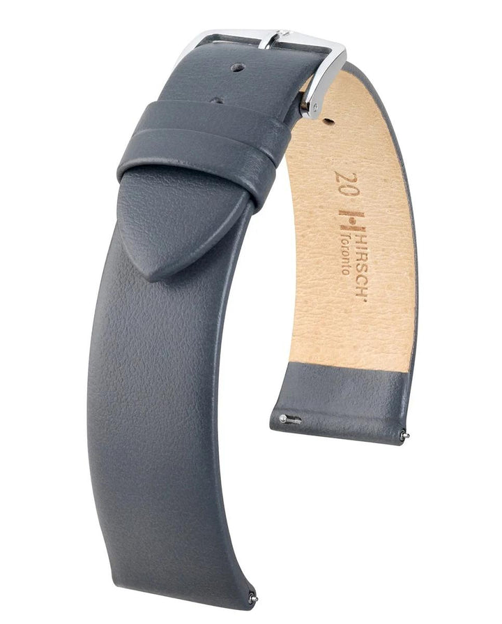 HIRSCH TORONTO L GREY CALF 18/16MM