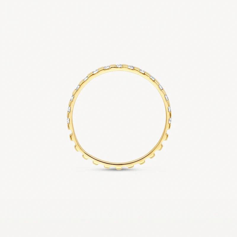 Blush 14 Karaat Geelgouden Ring met Fantasiezetting en Zirkonia 1268YZI