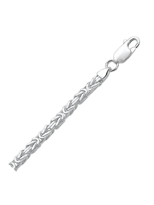 Massief Zilveren Koningscollier – 5 mm – 60 cm