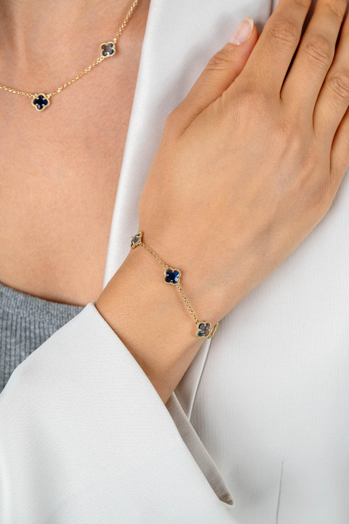ZINZI gold plated zilveren schakel armba