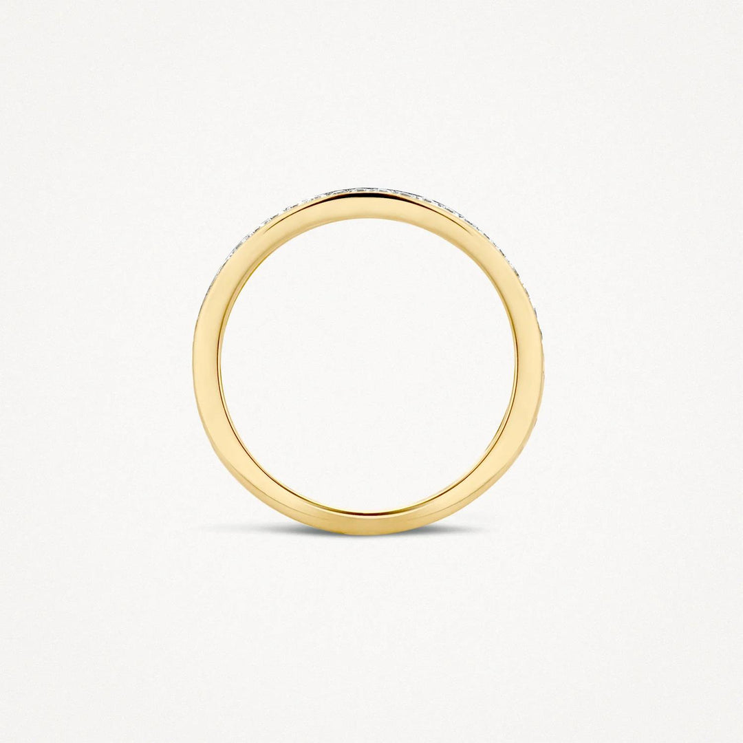 Blush Jewels ring 1119BZI - 14k Geel en Wit Goud met Zirkonia