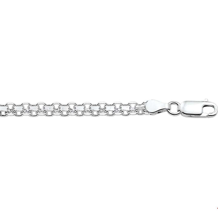Zilveren Massieve Bismarck Armband 925 Zilver 5 mm – 19 cm