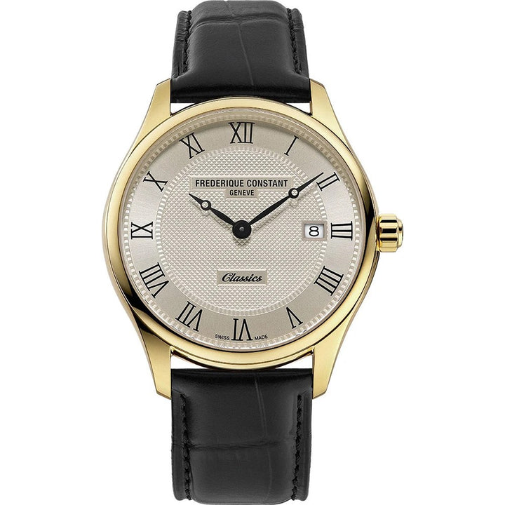 Frederique Constant Classics Quartz Date FC-220CR5B5 – 40 mm Double Kast Herenhorloge