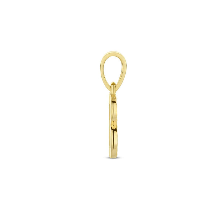 14k Geelgouden hanger in de vorm van een letter B