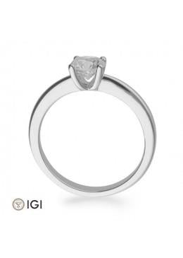 14 kt solitair ring 1.00ct G/Vsi